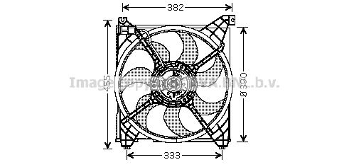 AVA QUALITY COOLING Ventilators, Motora dzesēšanas sistēma HY7508